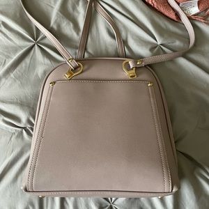 Lilac shoulder bag/backpack